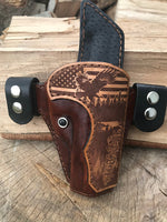 The Freedom Holster- Reinforced Guard- OWB- Eagle Scene 1