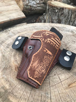 The Freedom Holster- Reinforced Guard- OWB- Eagle Scene 1