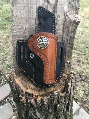 Cross Draw Retention Leather Holster OWB – Black Swamp Leather Company